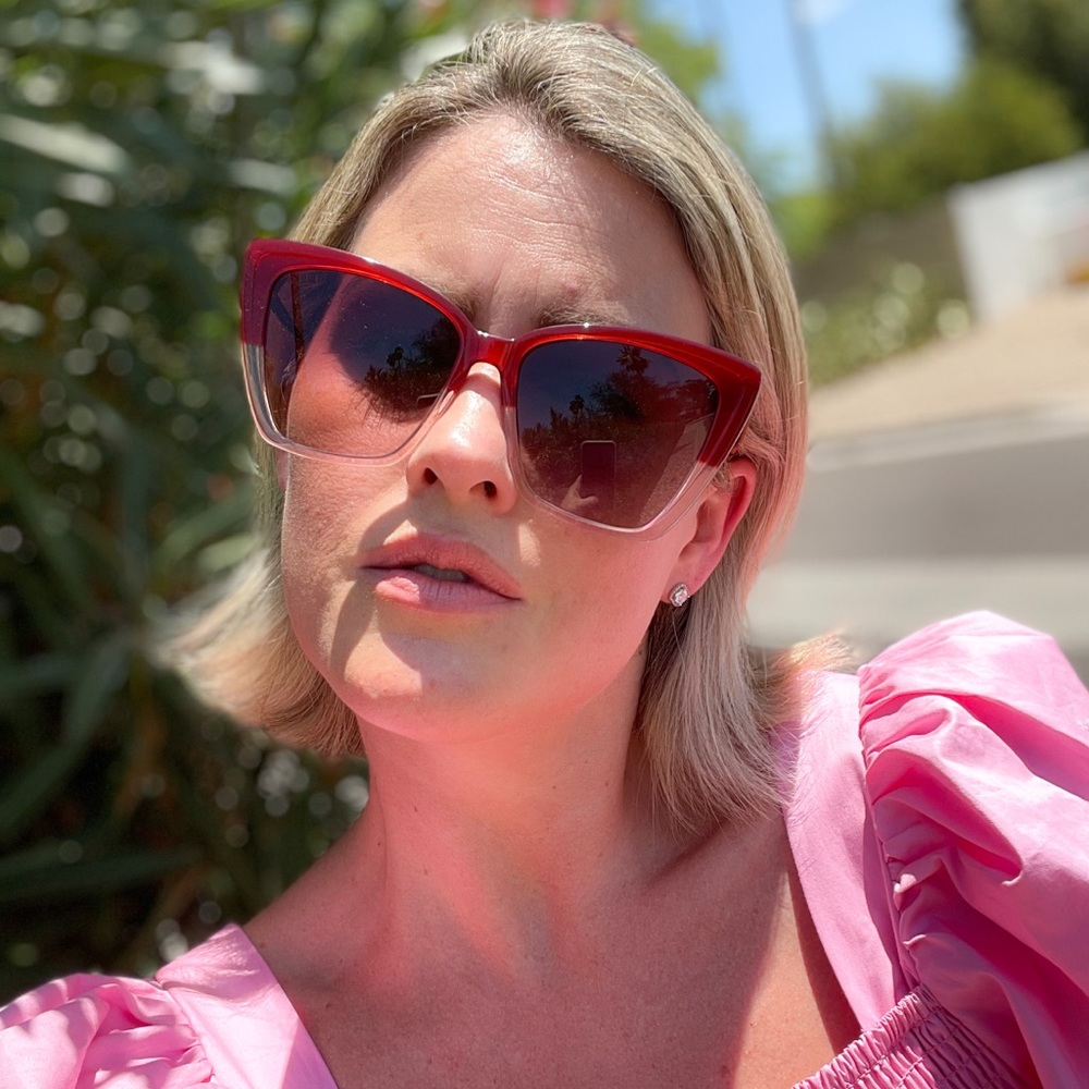 DIFF Eyewear Becky II Rosewood Ombré sunglasses